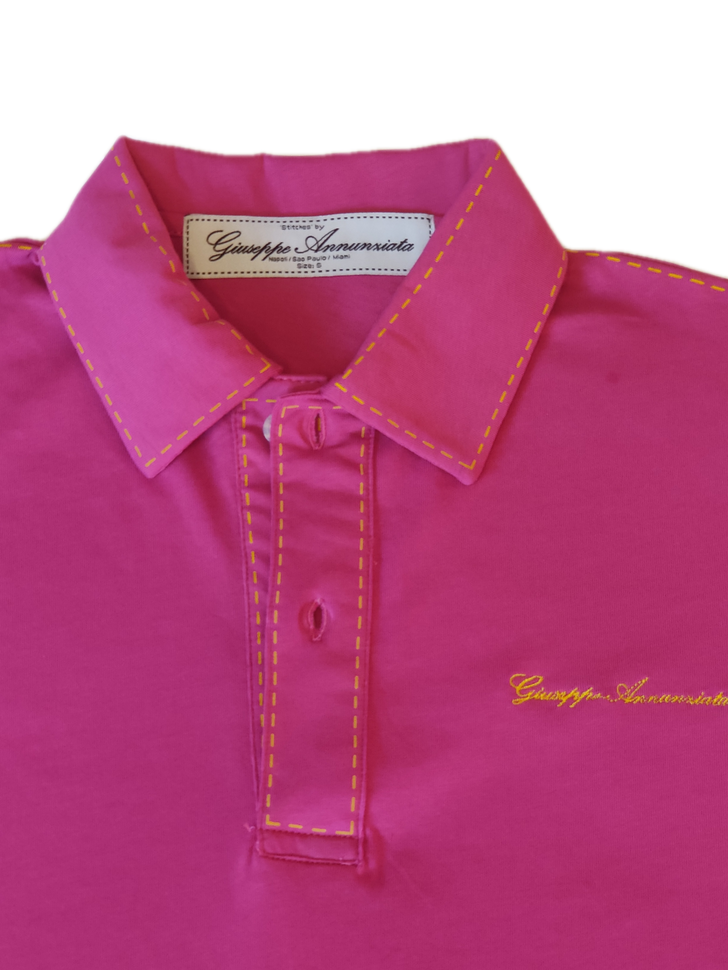 Stitches Polo Bluette and Red