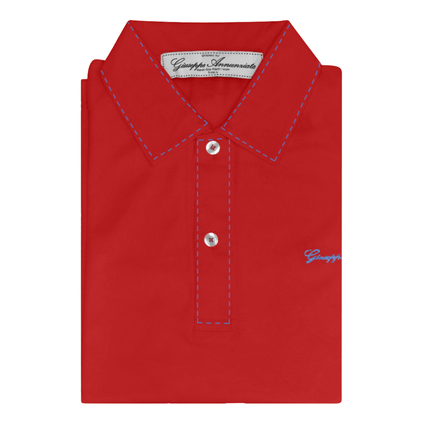 Stitches Polo Bordeaux and Bluette