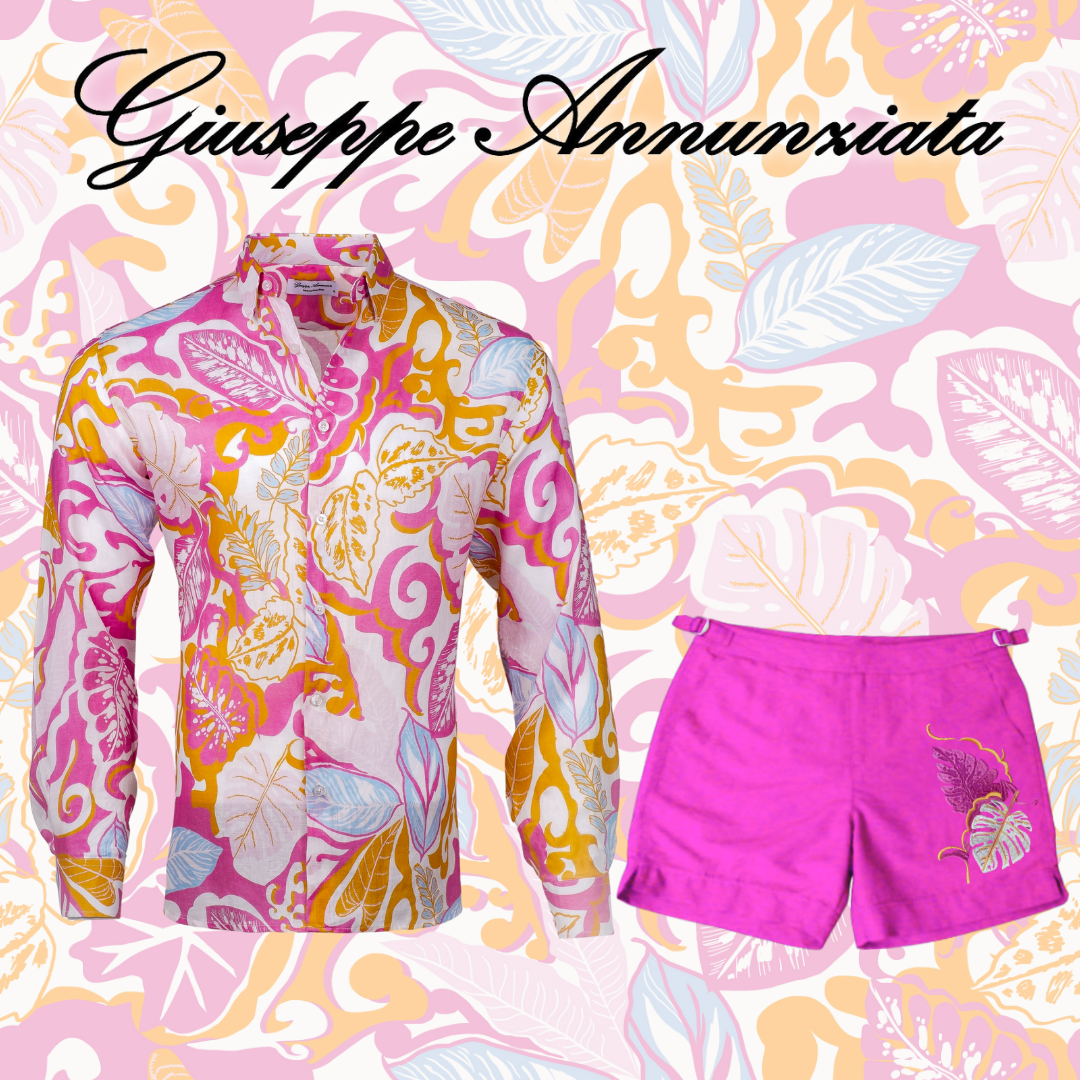 Flower Power Embroidered Swim Suit Fuchsia