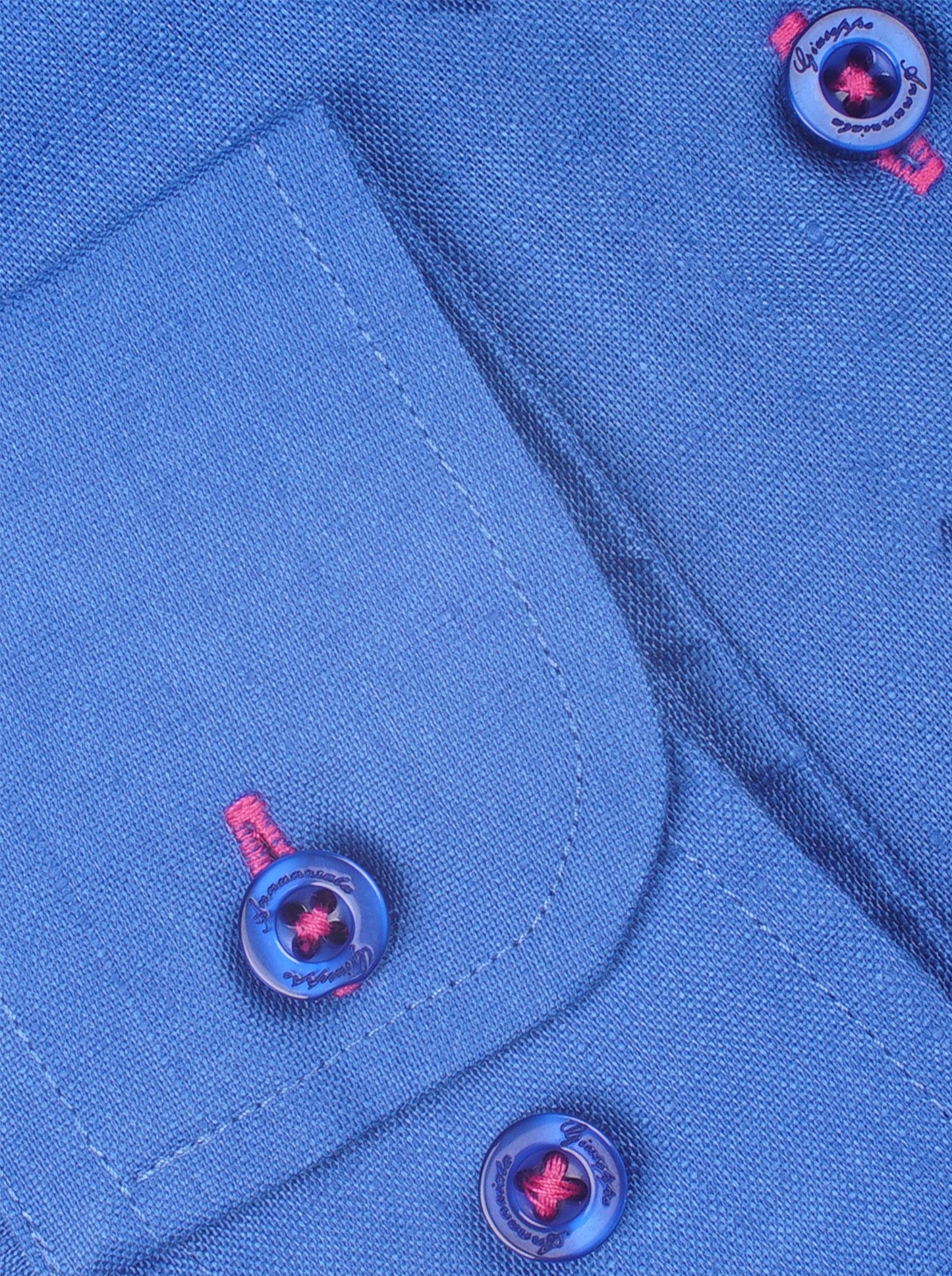 Bluette solid Color Pure linen shirt
