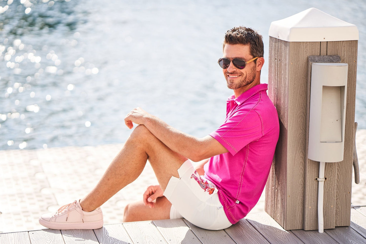 Leather Stitches Sneaker Pale Pink and Black - Giuseppe Annunziata