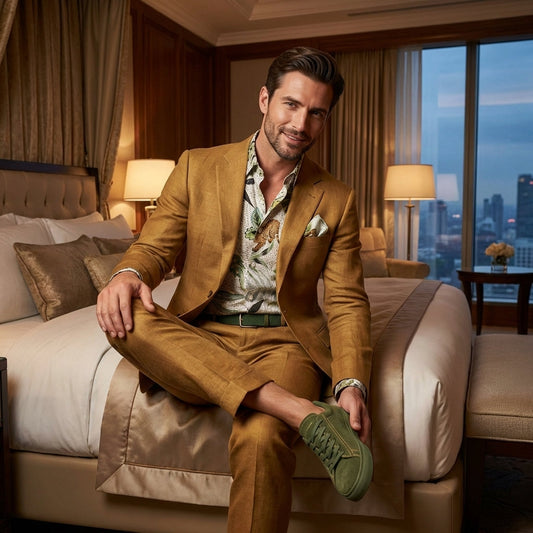 How to Style Pocket Squares With Bold Color