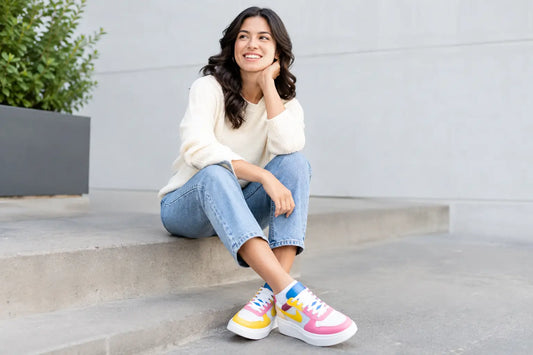 How to Wear Colorful Sneakers With Confidence