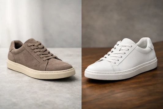 Suede Sneakers vs Leather Sneakers