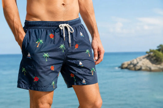Best Embroidered Swim Trunks for Bold Escapes