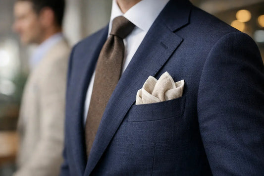 Linen Pocket Squares Men Wear to Get Noticed