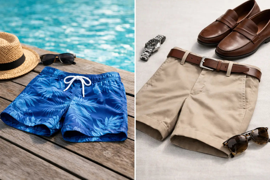 Swim Trunks Versus Tailored Shorts: Style Rules