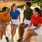 Stitches Polo Bluette and Red