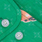 Printed Linen Shirt Mandala Tiger Green