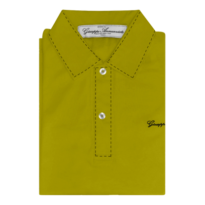 Stitches Polo Acid Green and Black