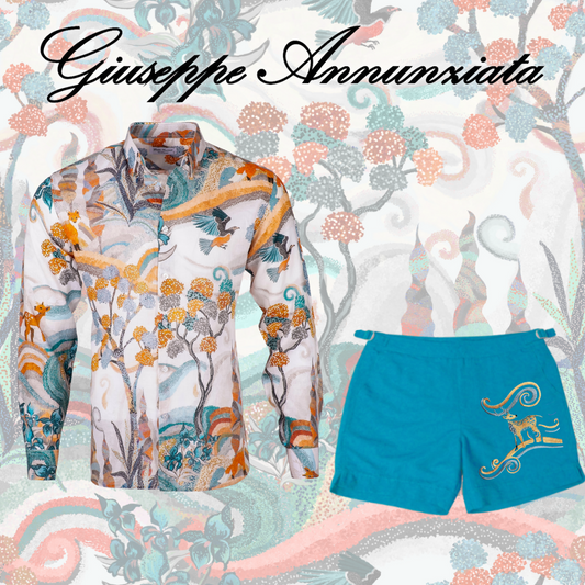 Fairy Tale Embroidered Swim Suit Sugar Paper - Giuseppe Annunziata